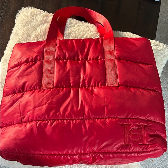 Good Girl by Carolina Herrera Vibrant Red Quilted Tote - Picture 1 of 1